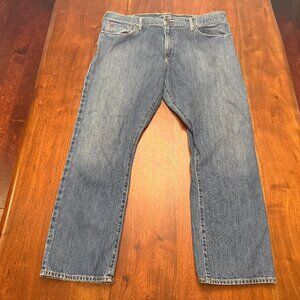 40x30 Medium Blue Polo Ralph Lauren Hampton Straight Jean